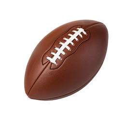 Leather American football ball