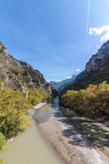 Fluss Aoos im Pindos-Gebirge