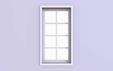 3d Illustration of  window frame