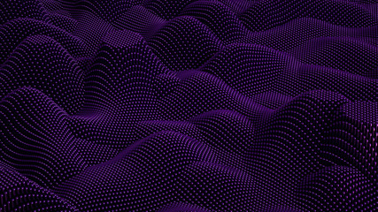 Fototapeta na wymiar Technology geometry black background. 3d illustration, 3d rendering.