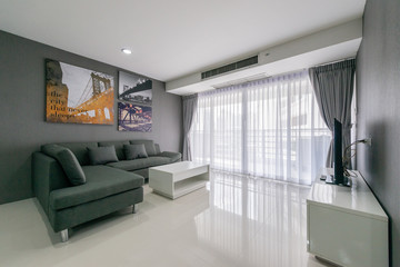  Interior, beautiful apartment, luxurious living room