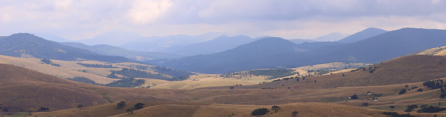 Landscape of mountains, Zlatibor - Serbia