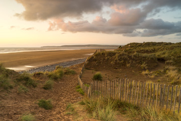 Northam Burrows Nature reserve at Westward Ho! in North Devon