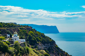 The Holy great-Martyr George monastery in Fiolent in Crimea