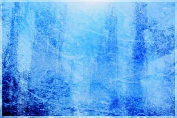 ice structure frozen close up look