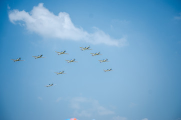 formacion aerea, Fuerza Aerea Mexicana