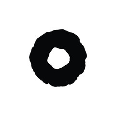 ink circle grunge vector. Space for text ready to use