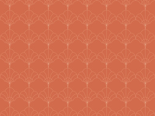 Fototapeta premium Elegant Damask Floral Vector Seamless Pattern. Decorative Flower Illustration. Abstract Art Deco Background.