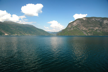 Norwegian landscape near the fjords