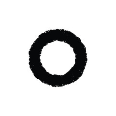 ink circle grunge vector. Space for text ready to use