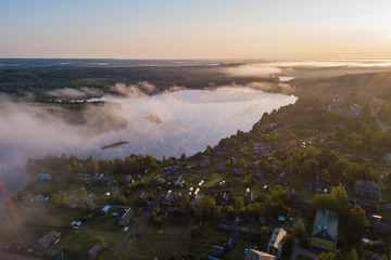 aerial view: Higher than clouds