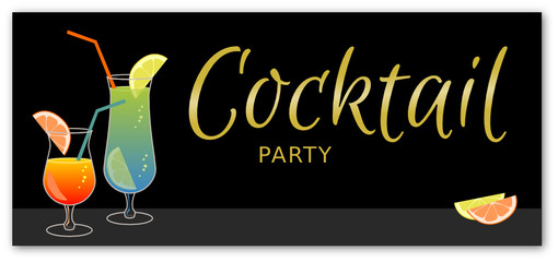 Cocktail Party Flyer Design Vorlage