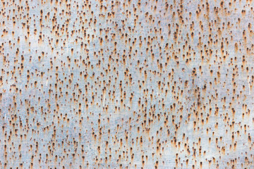 Old painted metal texture with traces of rust