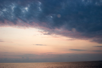 Obraz premium sunset over the sea