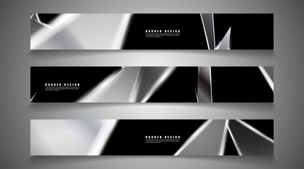 Minimal banner design. Triangular shape vector design background. print templates for ad background