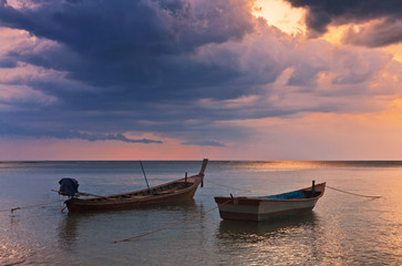 Boats near the beach