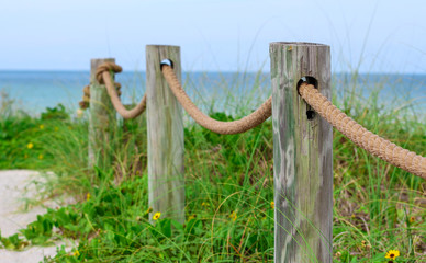 Beach Railing / walk way