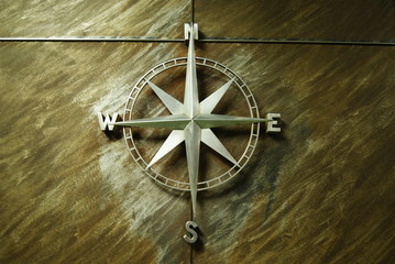 Wind rose. Compass.
