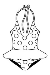 Summer and vacation swimsuit design