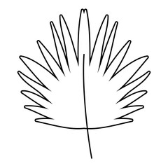 Isolated leaf design vector illustration