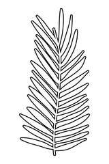 Isolated leaf design vector illustration