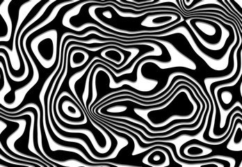 paper Black and white striped abstract background