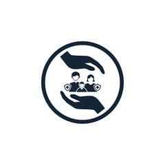 insurance,business protection,crops insurance, life and family insurance icon