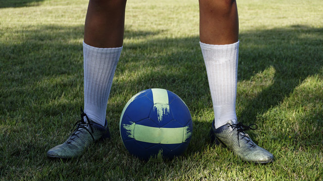 athlete, football player posing for portrait               - Powered by Adobe