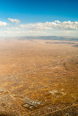 Panoramic View of the Houses in Achocalla, Bolivia