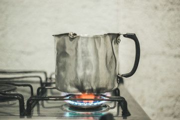 cup of tea with teapot and cup of tea