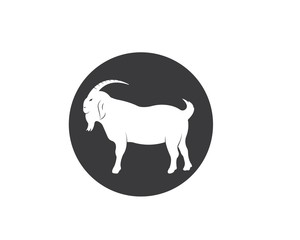 Goat Logo Template vector illustrtion