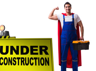 Concept of under construction for your webpage