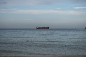 Boat in Ocean off Fort Lauderdale Coast