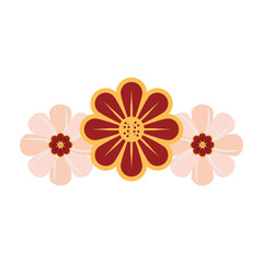 flowers nature floral decoration cartoon