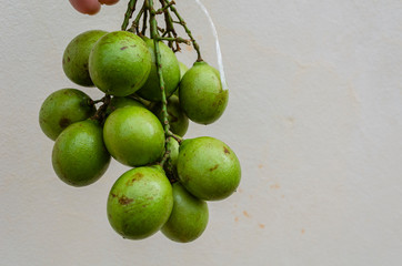 Mature Guinep On White Background