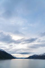 Blue Sky and lake in New Zealand © Wade