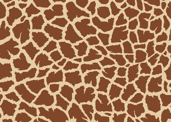 Giraffe huid naadloze patroon ontwerp. Vector afbeelding achtergrond. Voor print, textiel, web, woondecoratie, mode, oppervlak, grafisch ontwerp