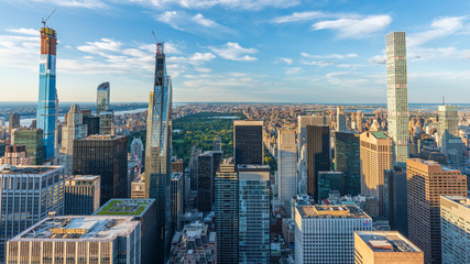 Central Park Sunset shot in Manhattan New York