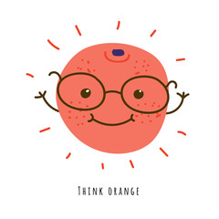 Think orange - card