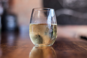wine on bar