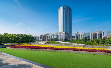 Pudong New District Government Building located in Century Square, Shanghai, China