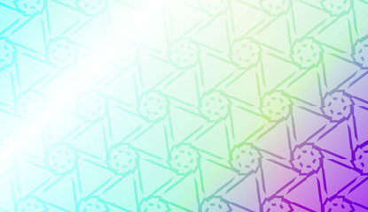 Smart background with decorative geometric layot. Vector illustration. Gradient color