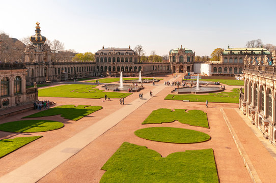 Zwinger Palace In Dresden