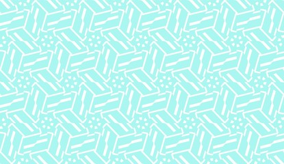 Decorative background with triangles. Curved lines. Vector illustration. Blue light shade. Bright background for poster, banner, flyer