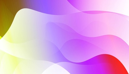 Template Abstract Background With Curves Lines. For Cover Page, Landing Page, Banner. Vector Illustration with Color Gradient.