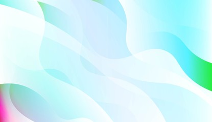 Blurred Decorative Design In Abstract Style With Wave, Curve Lines. For Design, Presentation, Business. Vector Illustration with Color Gradient.