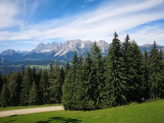 Fototapeta na wymiar Dachstein Panorama