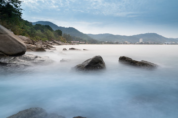 Amazing scenic view of the Seascape  Andaman at Phuket Thailand