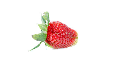 strawberry isolated on white backgruond