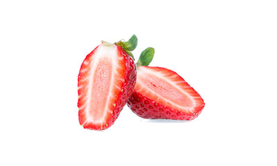 strawberry isolated on white